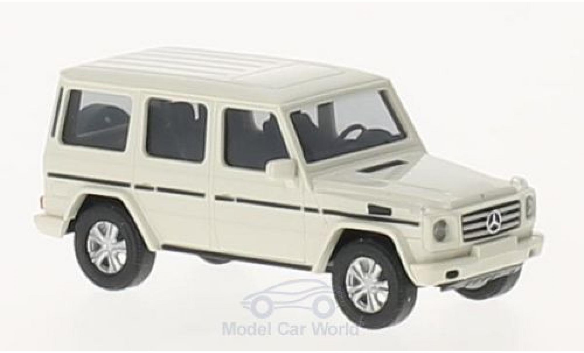 Mercedes Classe G 1/87 Busch wit 2008 modelauto