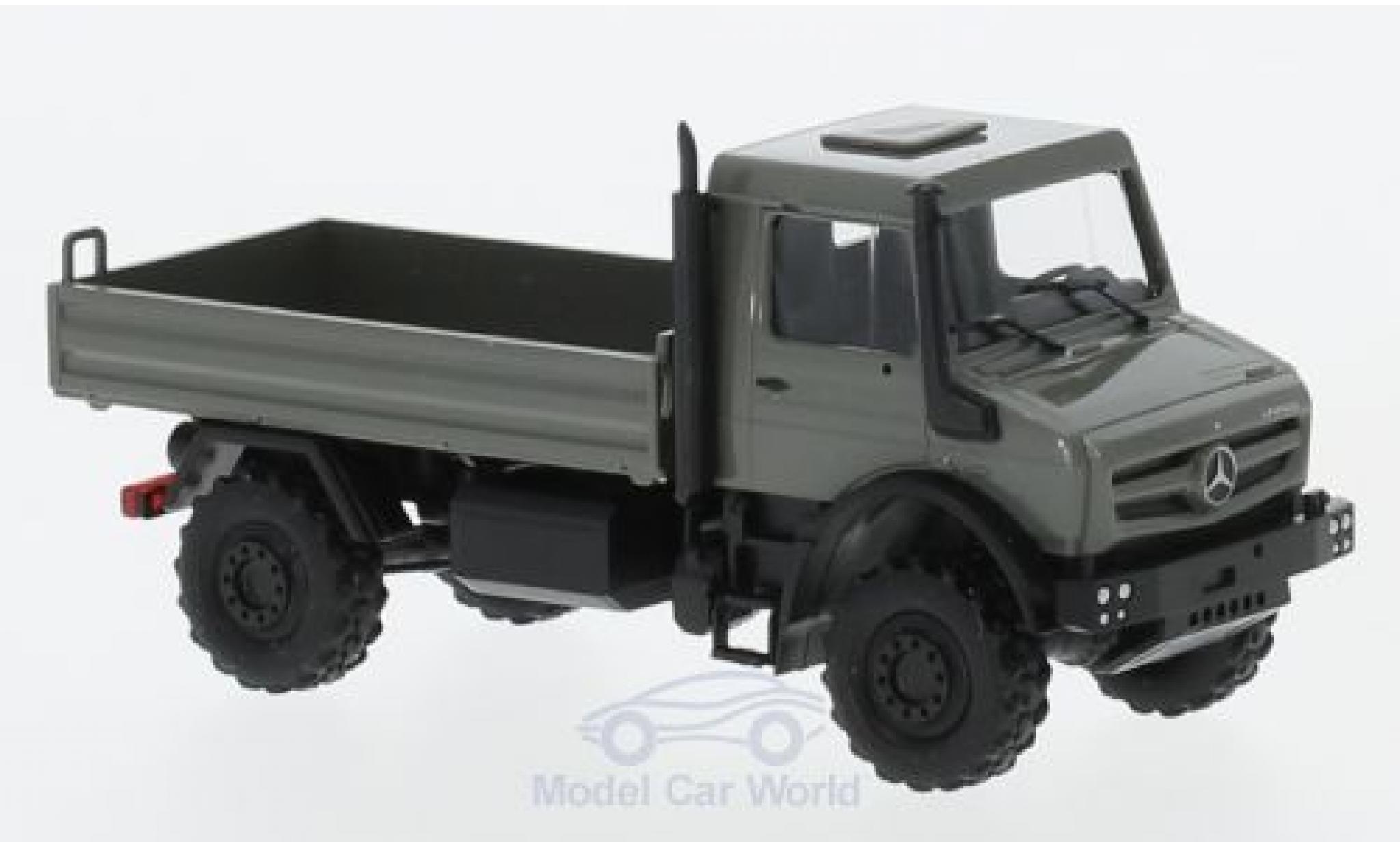 Mercedes Unimog 1/87 Busch U 5023 grijs modelauto