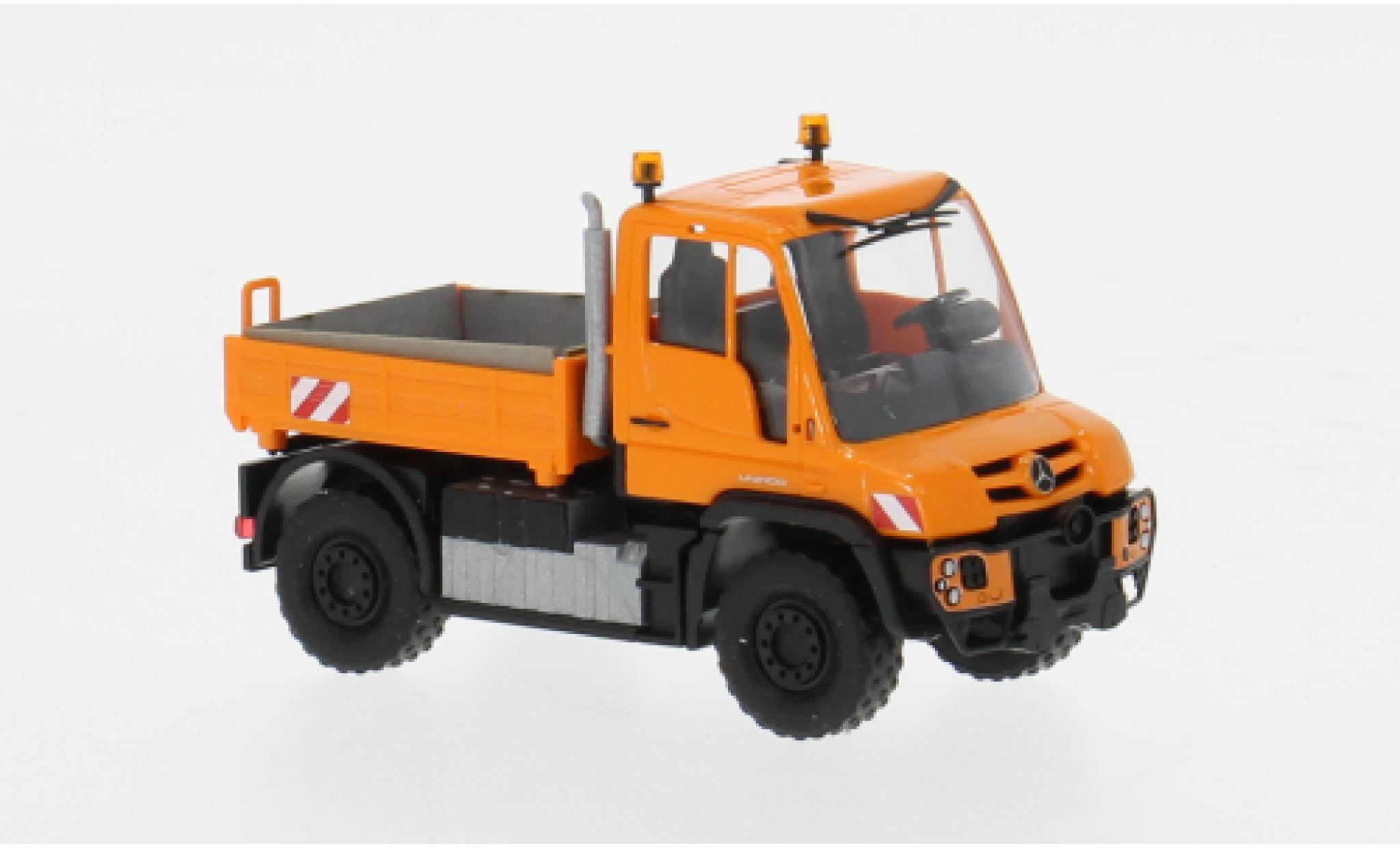 Mercedes Unimog 1/87 Busch U430 oranje 2013 1:87 modelauto