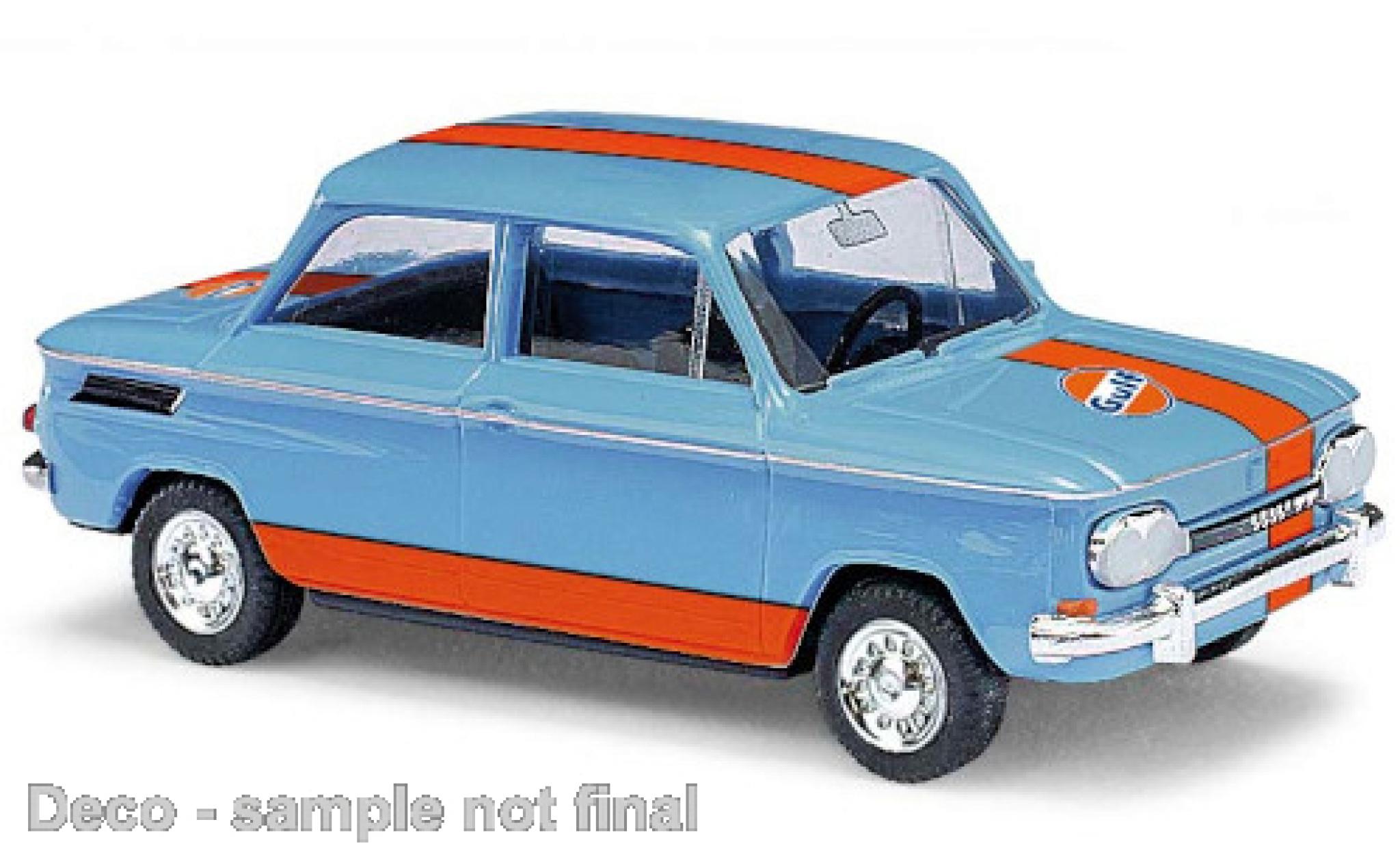 NSU 1000 1/87 Busch TT Gulf 1965 modelauto