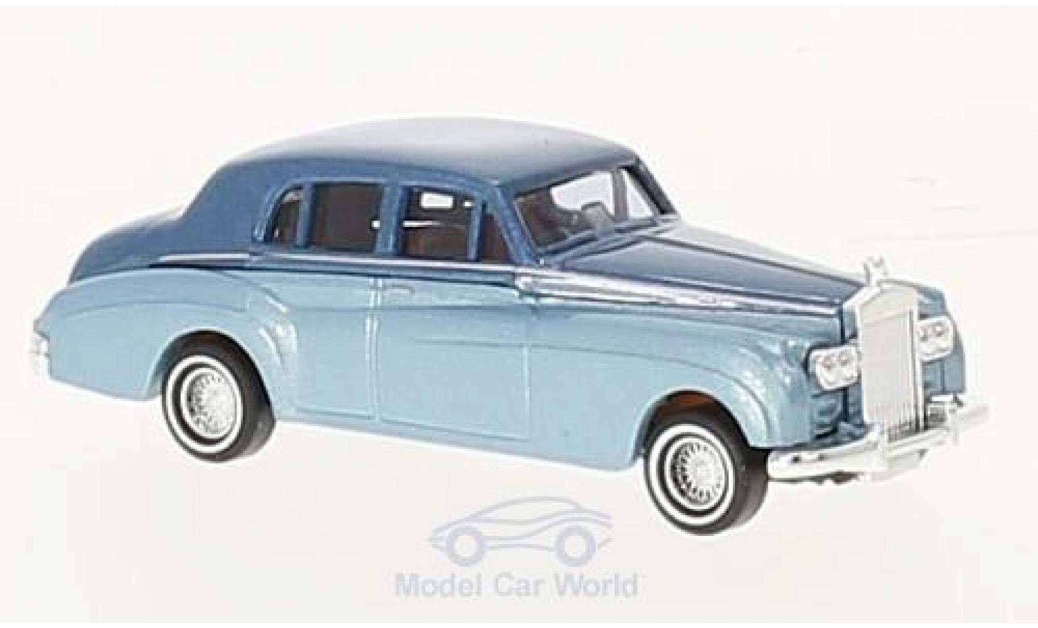 Rolls Royce Silver Cloud 1/87 Busch metallic blauw/metallic blauw 1959 modelauto