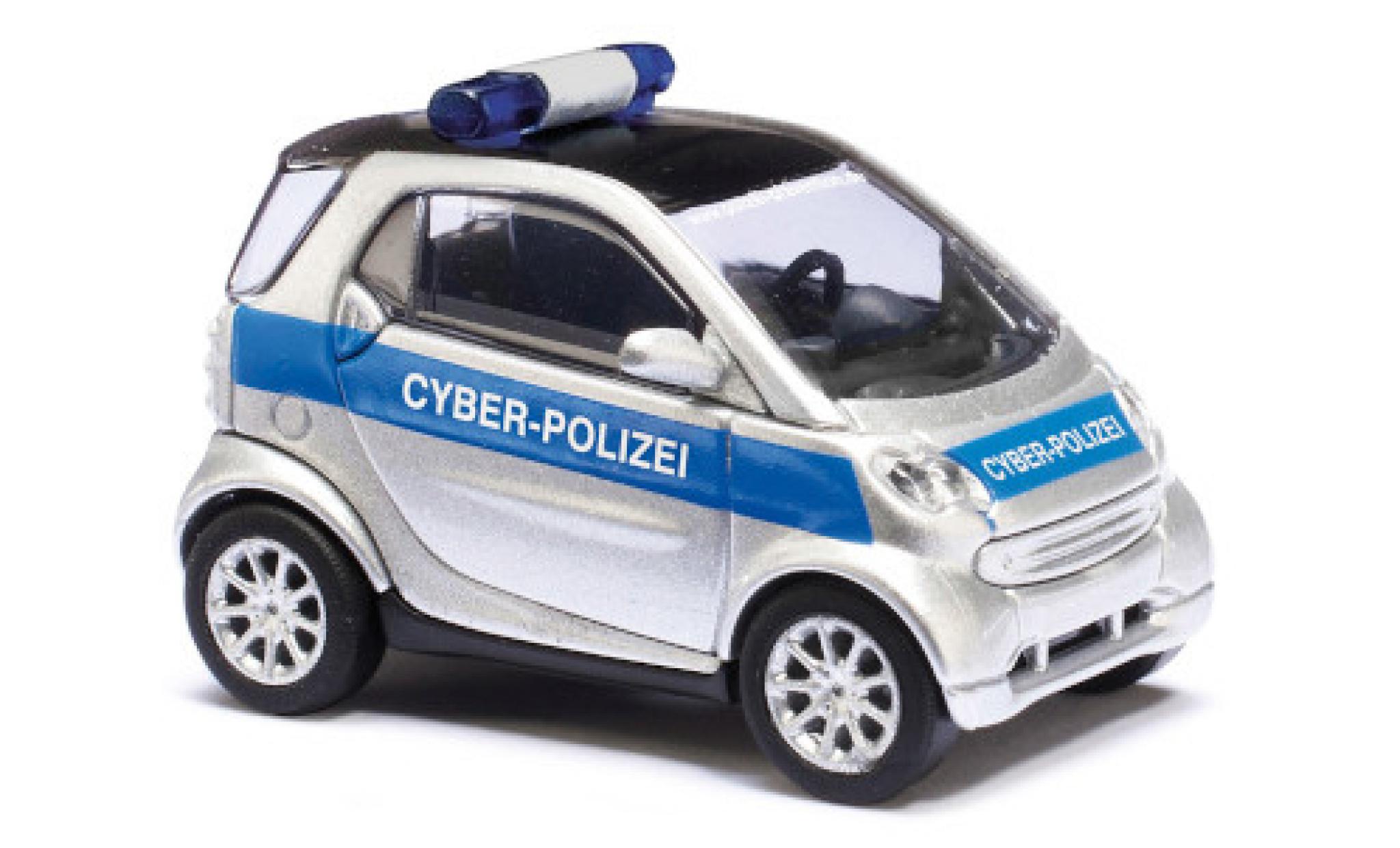 Smart ForTwo 1/87 Busch Fortwo Cyber-Politie 2007 modelauto