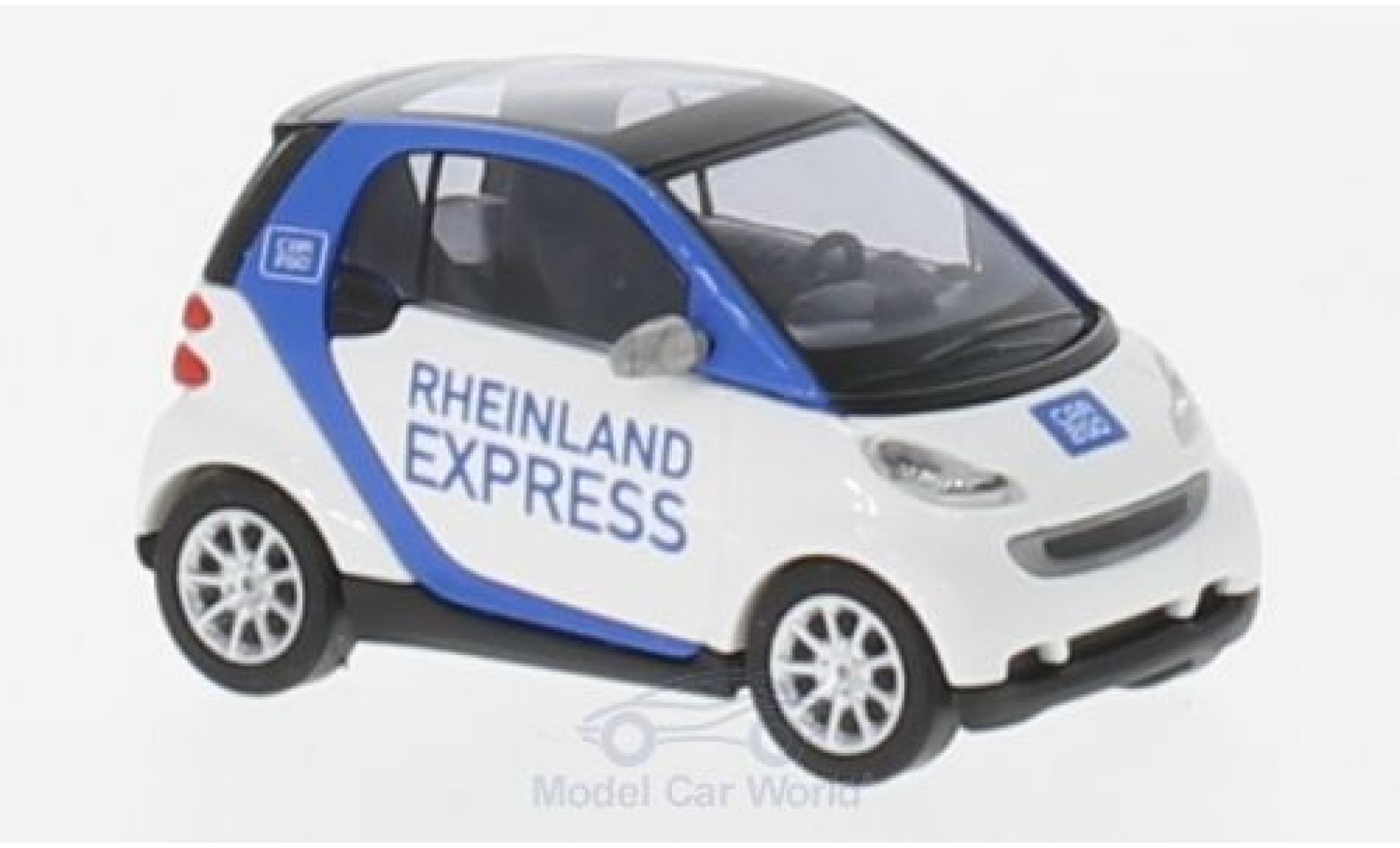 Smart ForTwo 1/87 Busch Fortwo Rheinland Express 2007 Car2go modelauto
