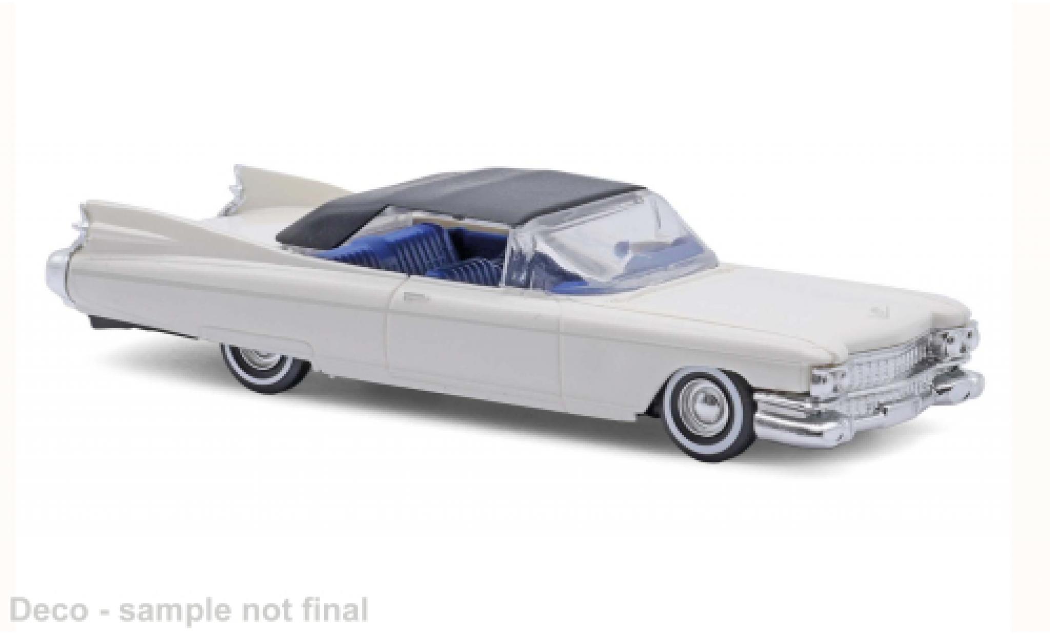 Cadillac Eldorado 1/87 Busch grijs/blauw 1959 1:87 modelauto