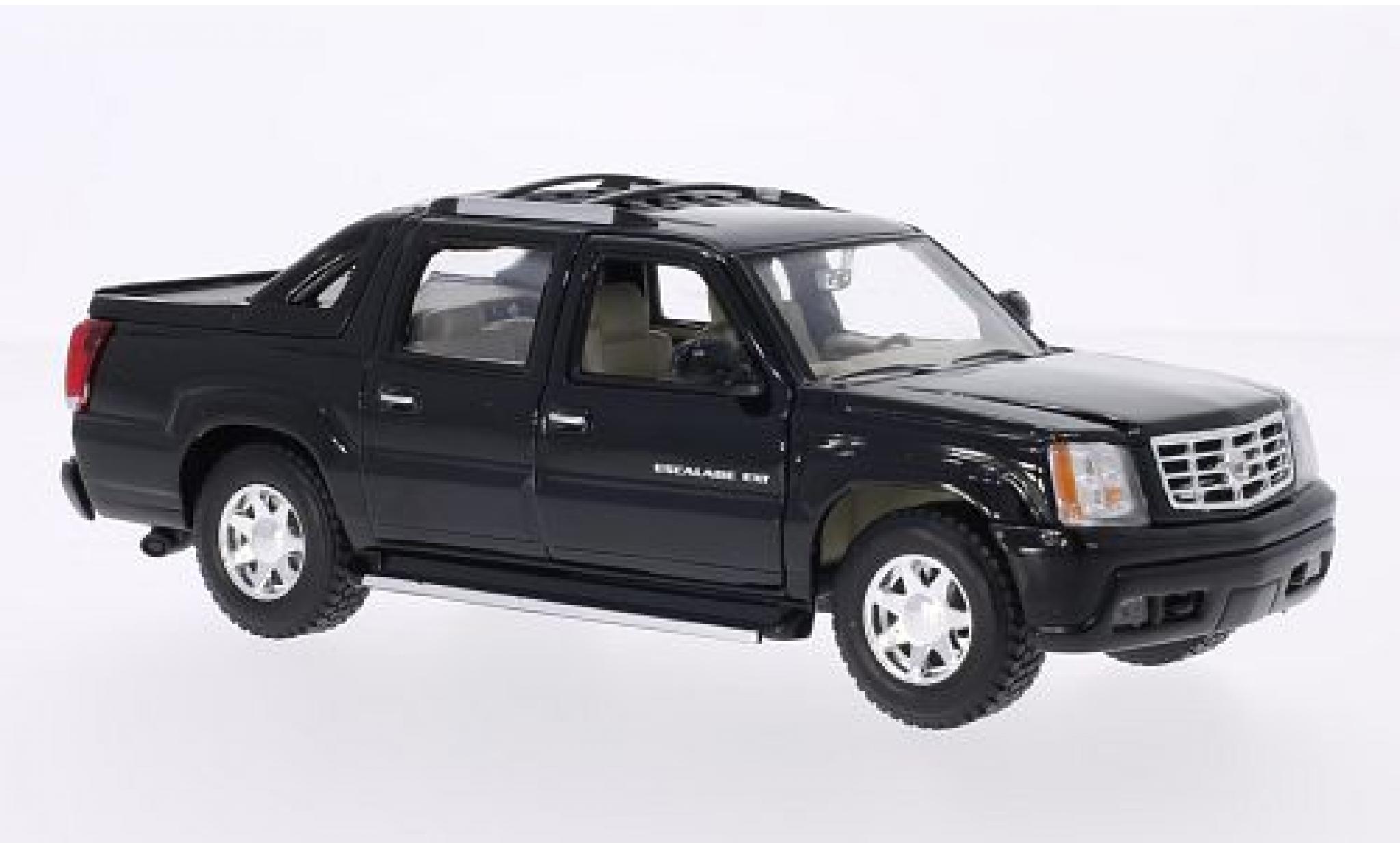Cadillac Escalade 1/24 Welly EXT zwart 1:24 modelauto