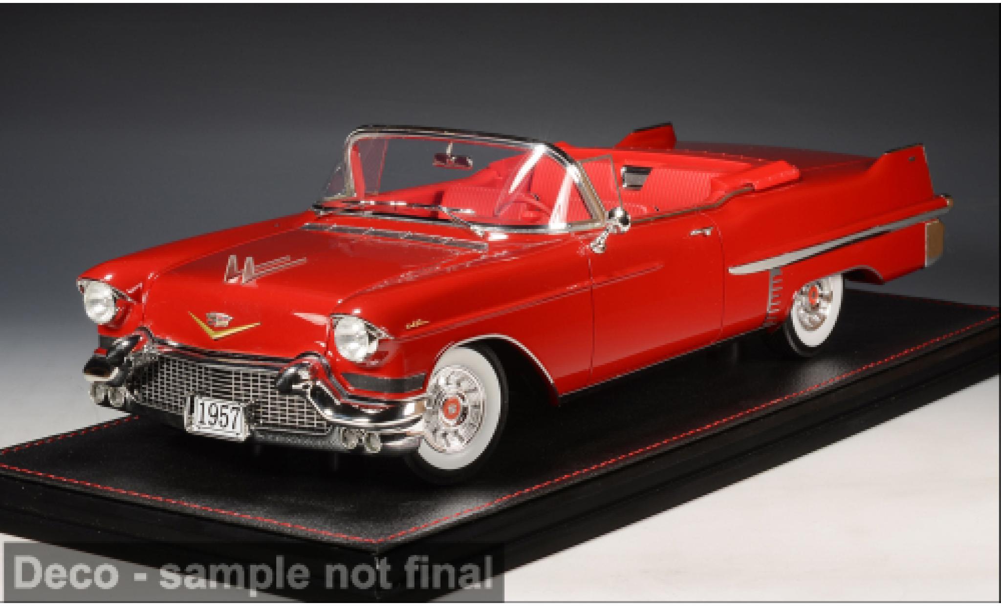 Cadillac Series 62 1/18 Stamp Models Cabriolet rood 1957 1:18 modelauto