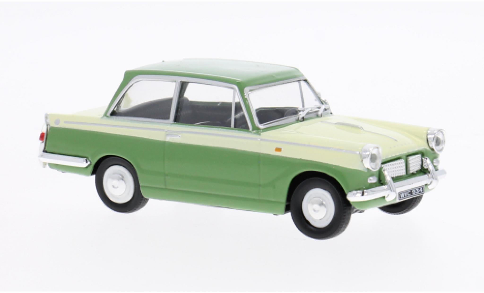 Triumph Herald 1/43 Cararama groen/beige 1:43 modelauto