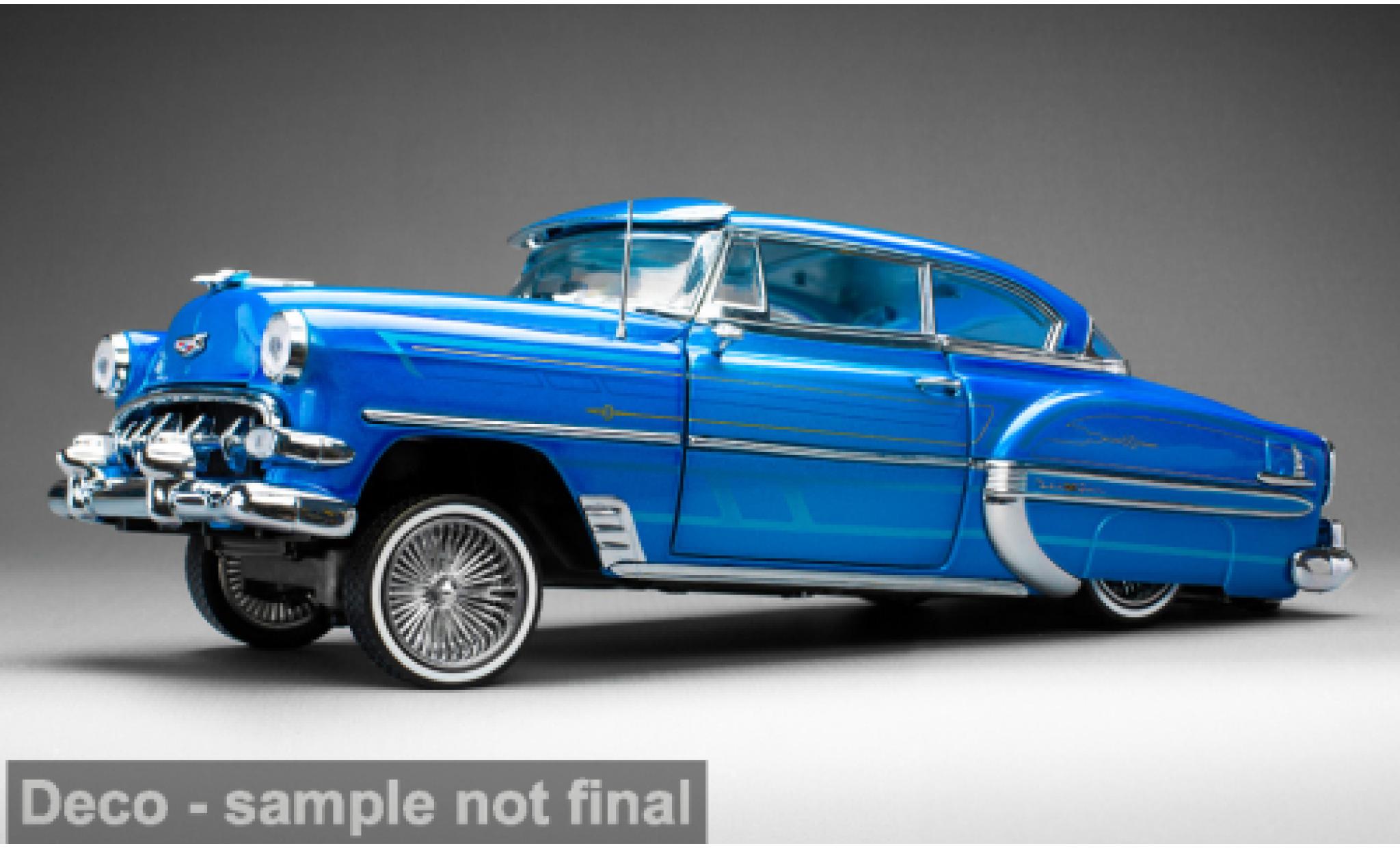 Chevrolet Bel Air 1/18 Sun Star Hardtop blauw 1954 1:18 modelauto