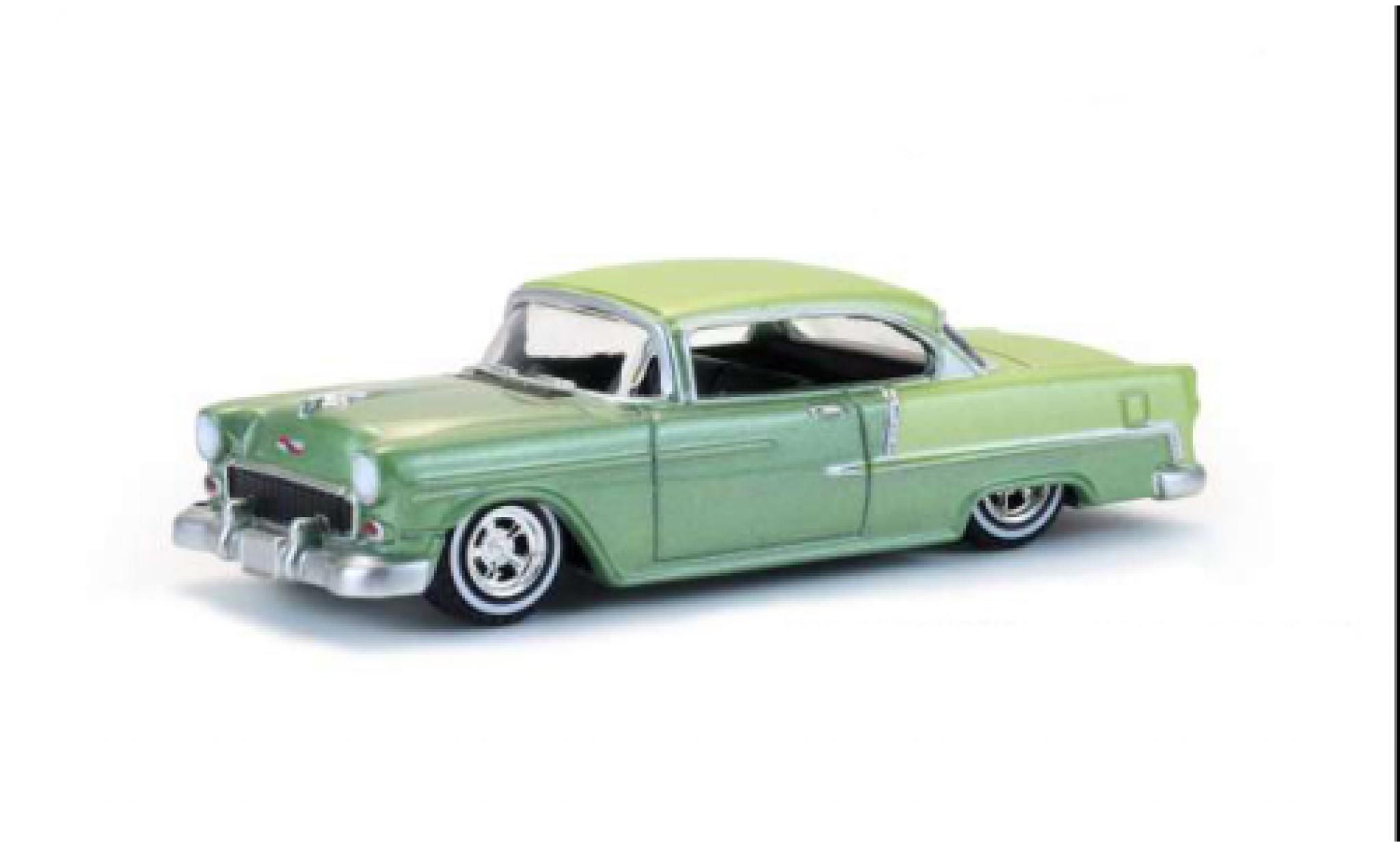 Chevrolet Bel Air 1/64 Greenlight - Lowrider groen/groen 1956 1:64 modelauto