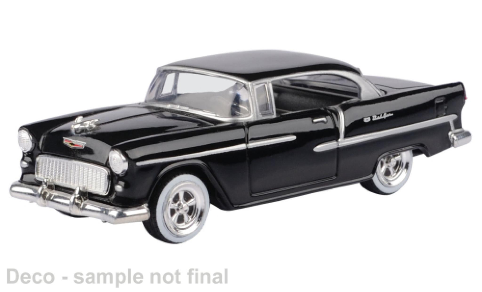 Chevrolet Bel Air 1/43 Motormax zwart 1955 1:43 modelauto