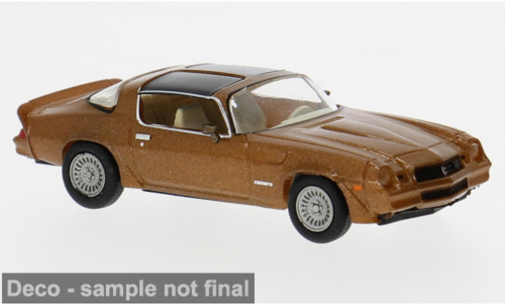 Chevrolet Camaro 1/87 Brekina bruin 1980 1:87 modelauto