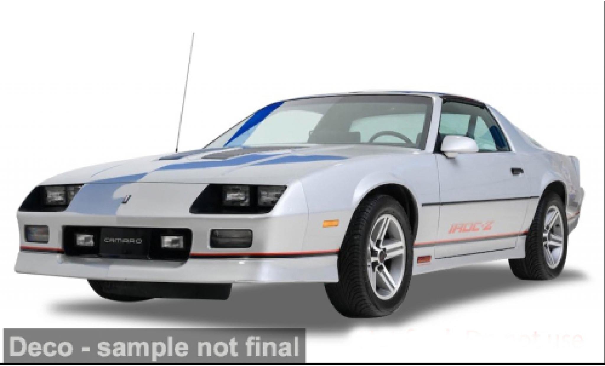 Chevrolet Camaro 1/18 Sun Star IROC grijs 1:18 modelauto