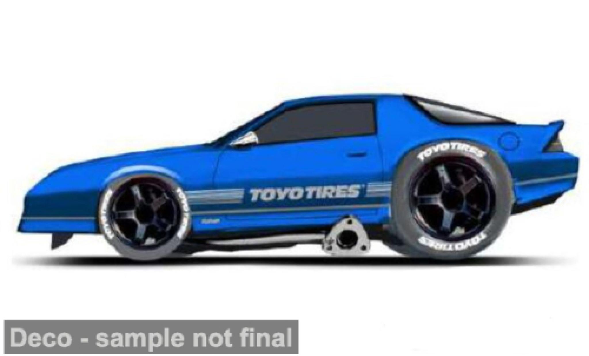 Chevrolet Camaro 1/64 Maisto IROC-Z blauw 1988 1:64 modelauto