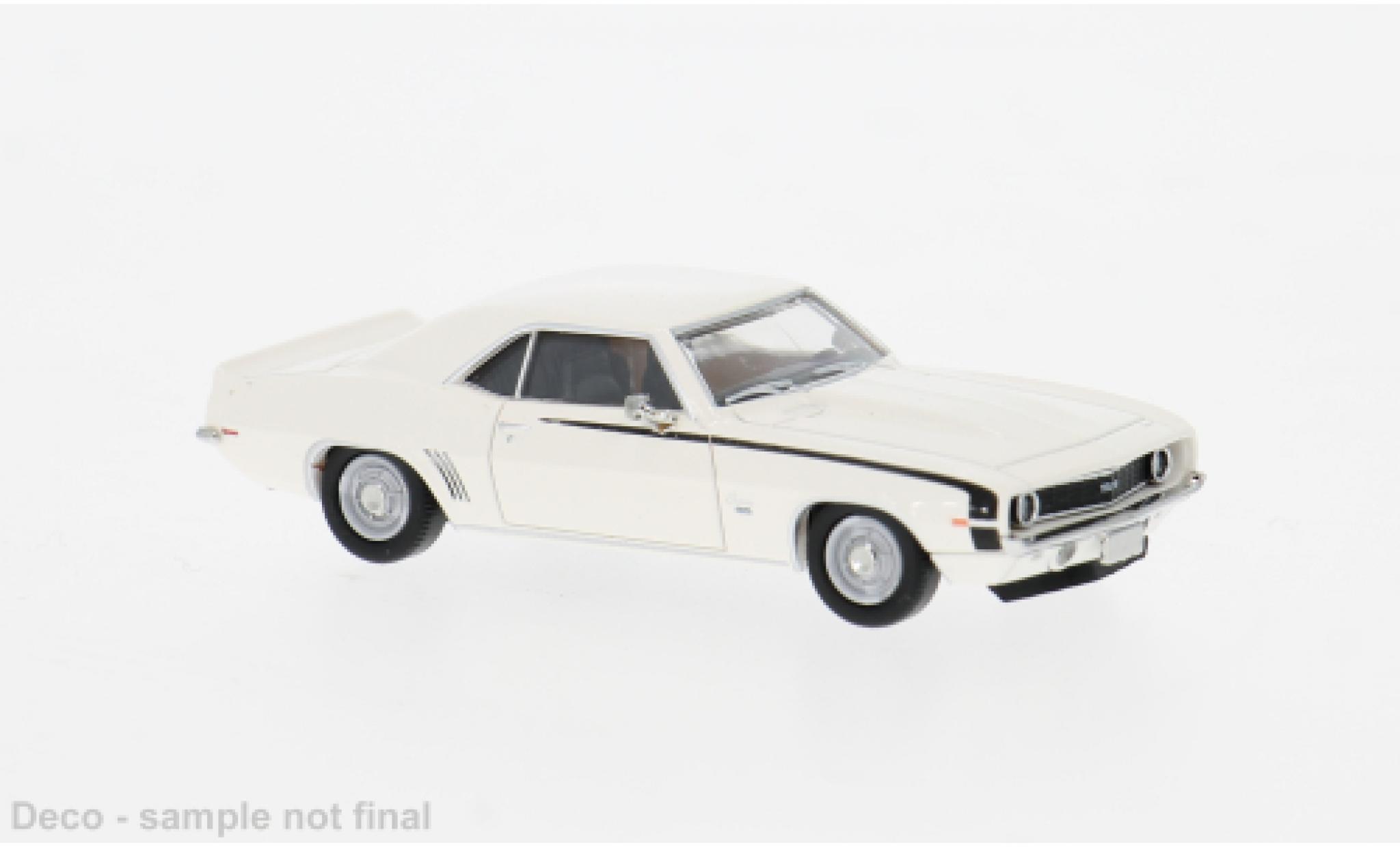 Chevrolet Camaro 1/87 Brekina wit 1969 1:87 modelauto