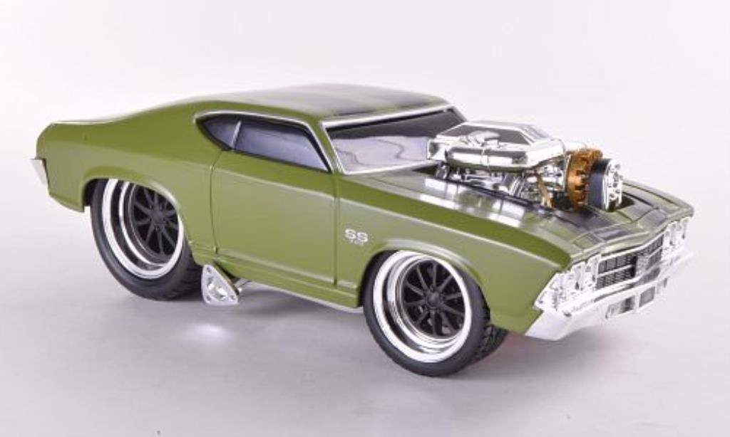 Chevrolet Chevelle 1/24 Maisto SS olivgrun 1969 modelauto