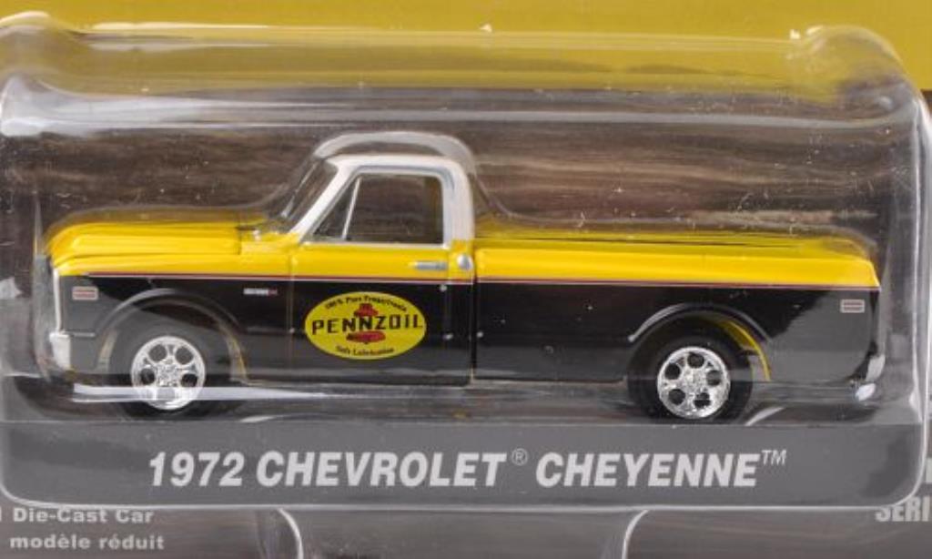 Chevrolet C-10 1/64 Greenlight Cheyenne Pennzoil 1972 modelauto