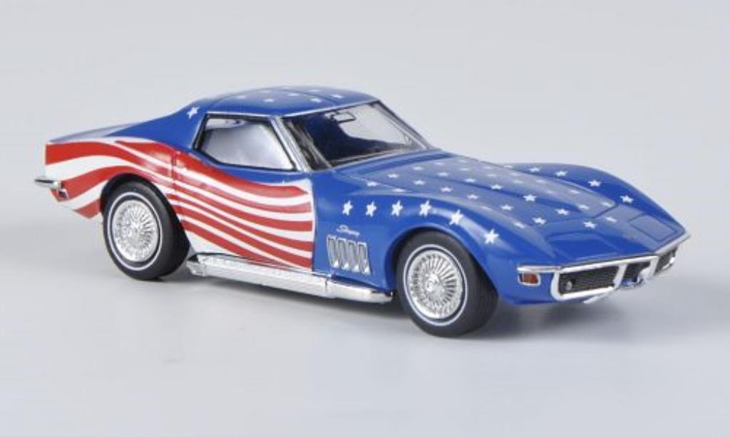 Chevrolet Corvette C3 1/87 Brekina C3 Stars & Stripes mit Sidepipes modelauto