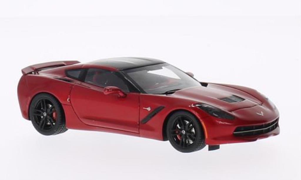 Chevrolet Corvette C7 1/43 Spark C7 C7 rood 2014 modelauto