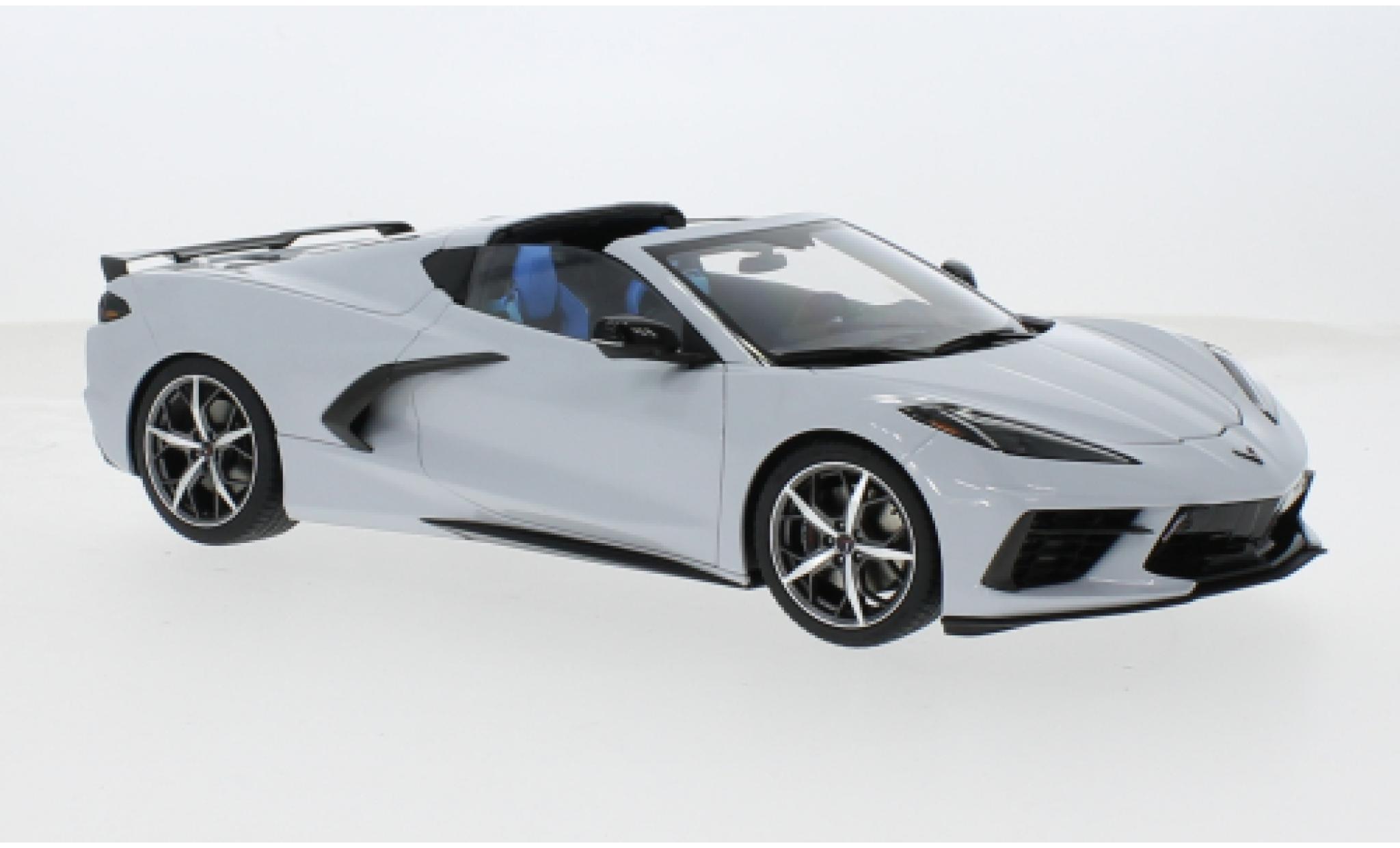 Chevrolet Corvette 1/18 AUTOart (C8) Stingray Z51 grijs 1:18 modelauto