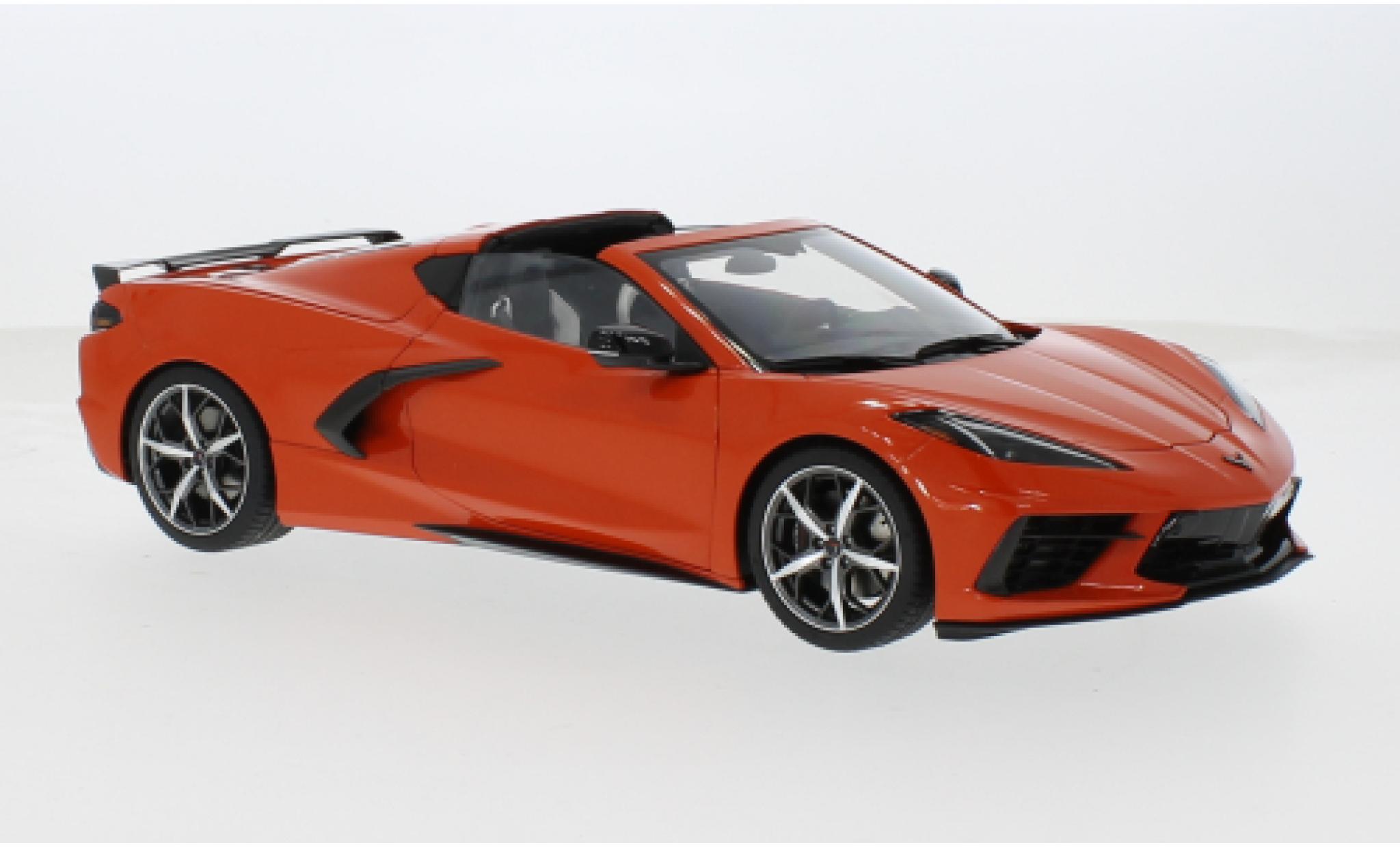 Chevrolet Corvette 1/18 AUTOart (C8) Stingray Z51 oranje 1:18 modelauto