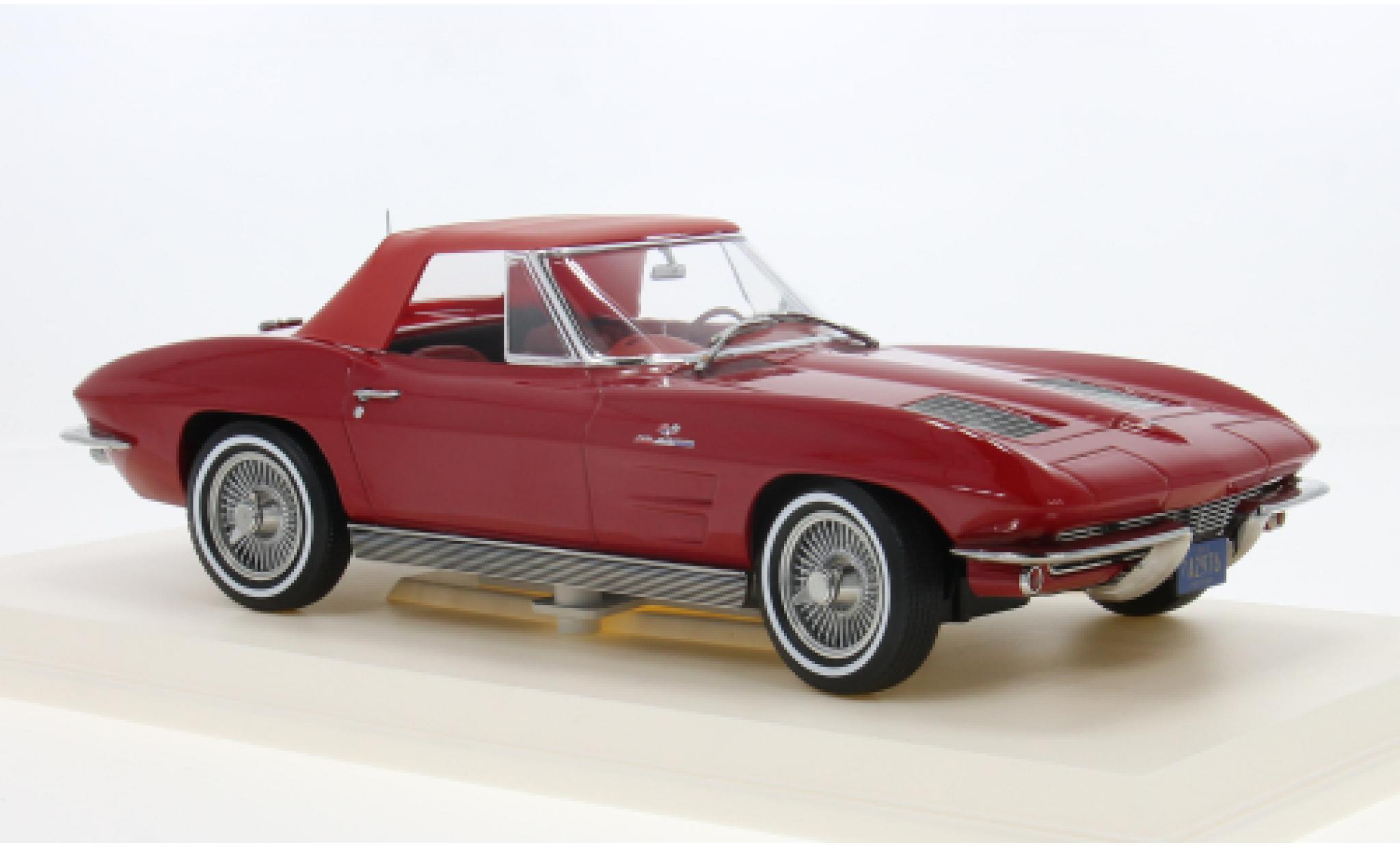 Chevrolet Corvette 1/18 Norev Sting rood 1:18 modelauto