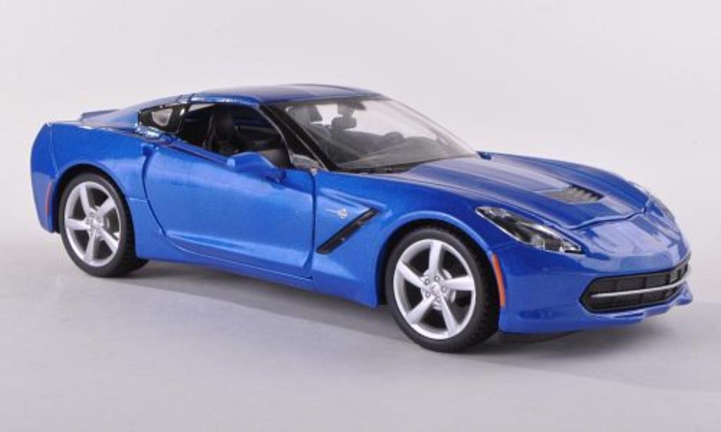 Chevrolet Corvette C7 1/24 Maisto C7 (C 7) Coupe blauw 2014 modelauto
