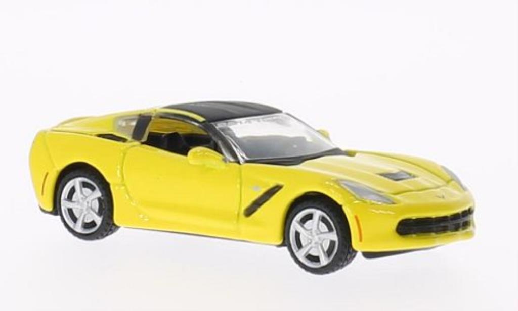 Chevrolet Corvette C7 1/64 Maisto C7 (C7) geel Toy Fair 2014 modelauto