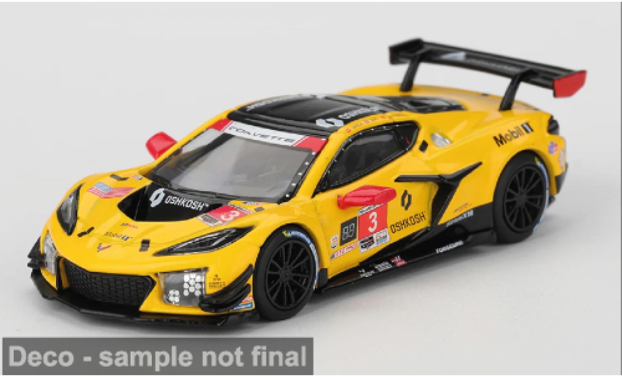 Chevrolet Corvette 1/64 Mini GT Z06 GT3.R 24h Daytona 2025 #3 P.Miller 1:64 modelauto