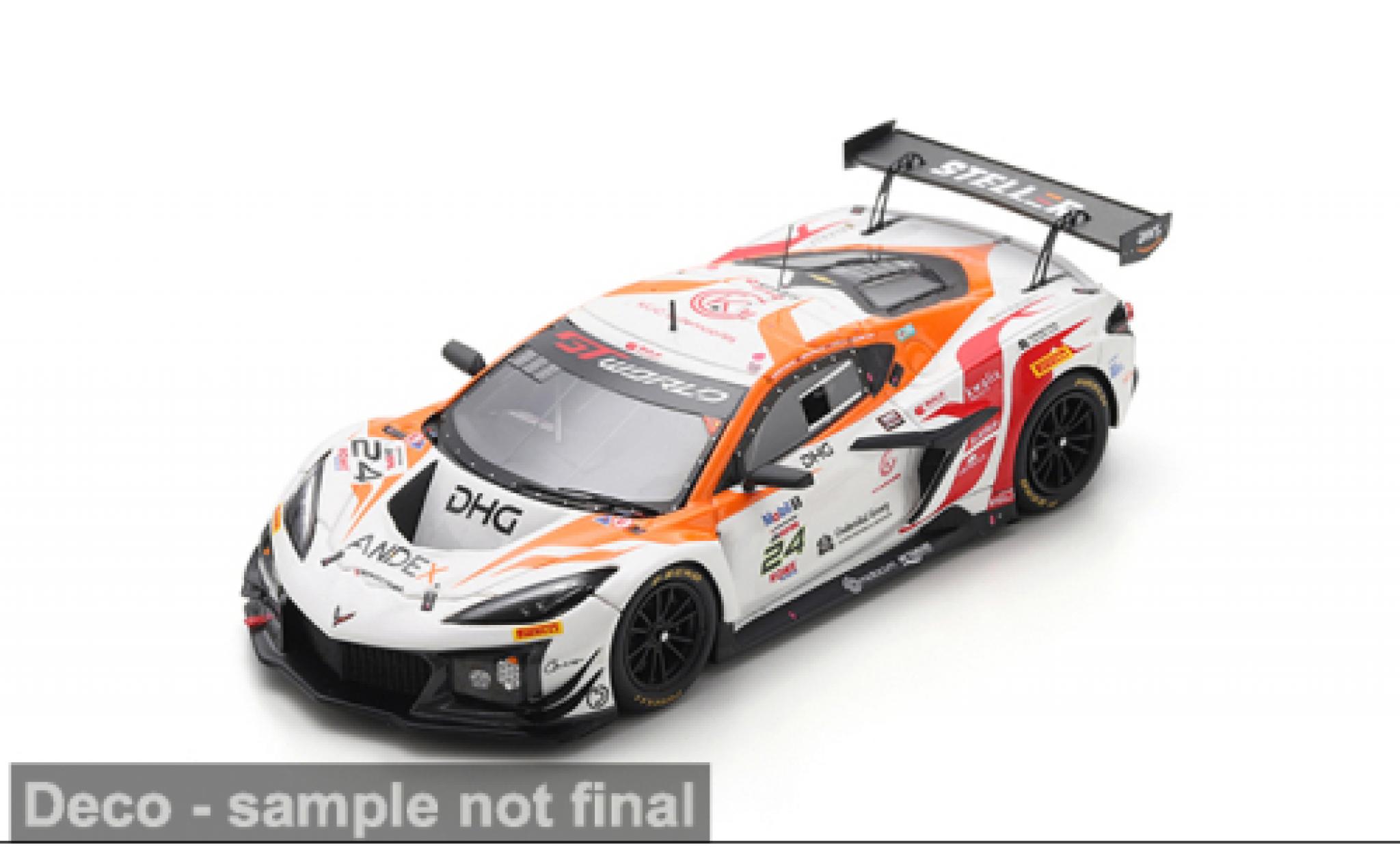 Chevrolet Corvette 1/43 Spark Z06 GT3.R 24h Spa 2025 Steller Motorsport #24 M.Lismont/D.Ali 1:43 modelauto