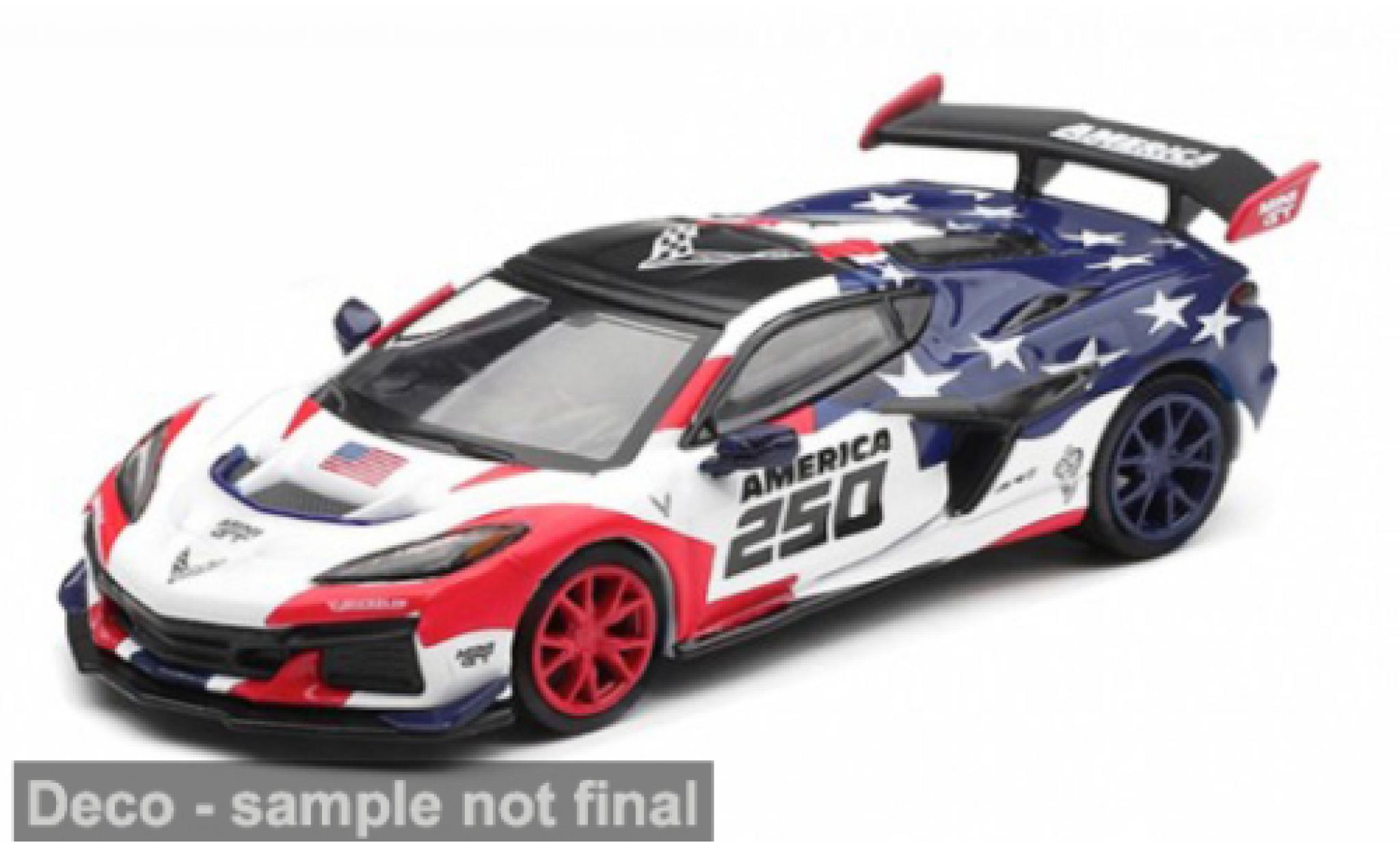 Chevrolet Corvette 1/64 Mini GT ZR1 2026 AMERICA 250 1:64 modelauto