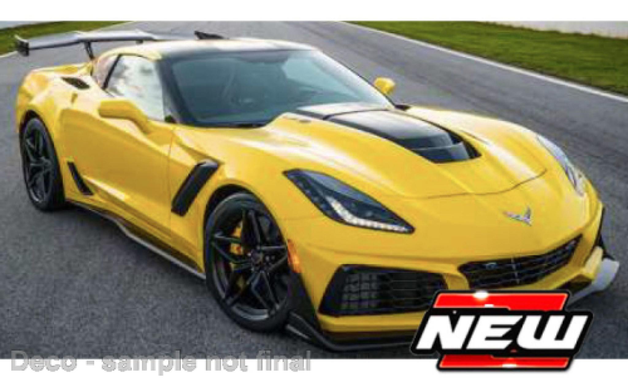 Chevrolet Corvette 1/18 Maisto ZR1 geel 1:18 modelauto