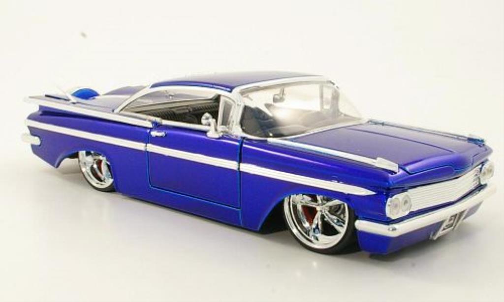 Chevrolet Impala 1/24 Jada Toys Tuning blauw 1959 modelauto