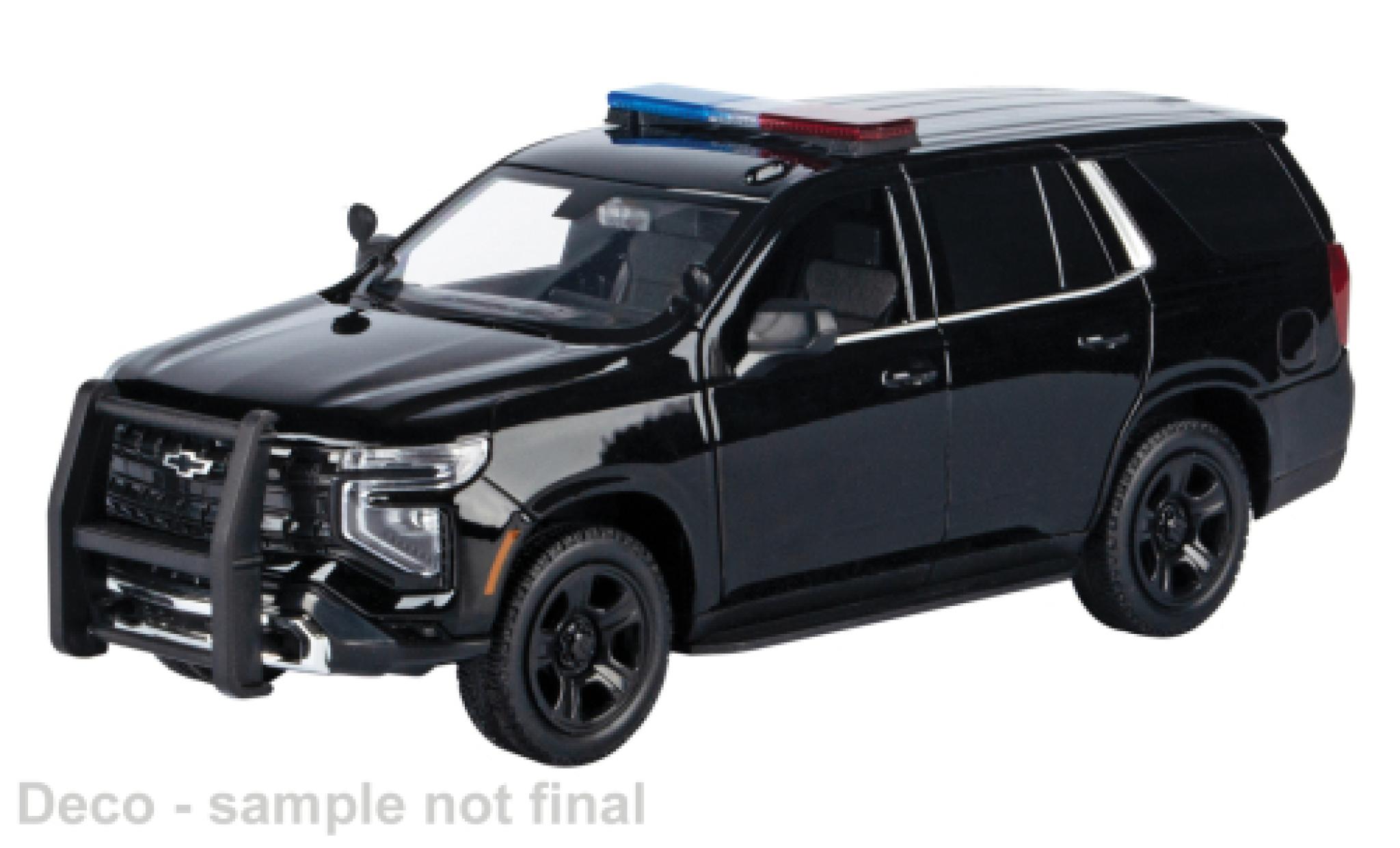 Chevrolet Tahoe 1/24 Motormax PPV zwart 2025 1:24 modelauto