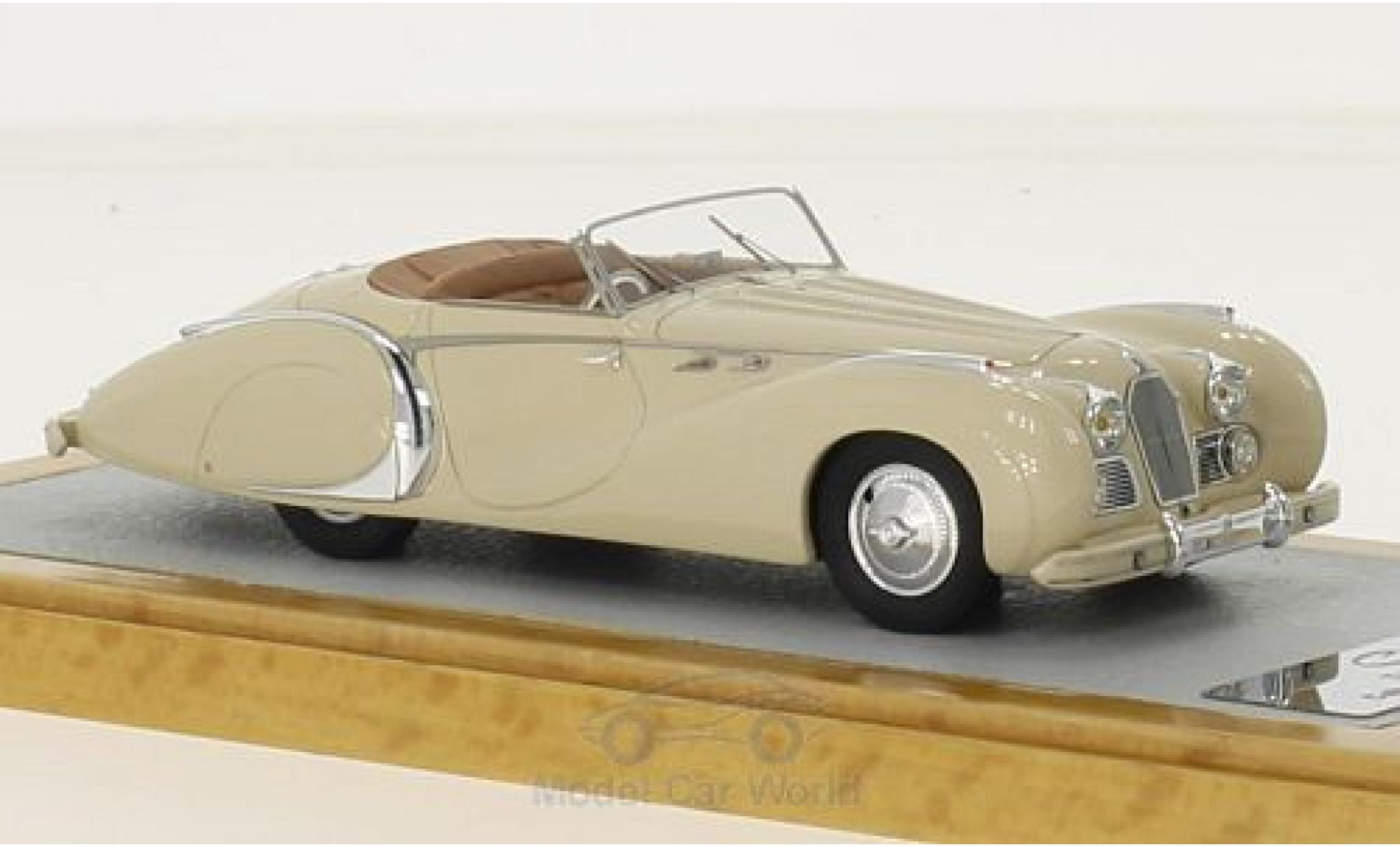 Talbot Lago 1/43 Chromes T26 Cabriolet Grand Sport Saoutchik beige RHD 1950 sn110120 modelauto