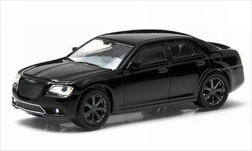 Chrysler 300C 1/64 Greenlight SRT8 zwart 2012 modelauto