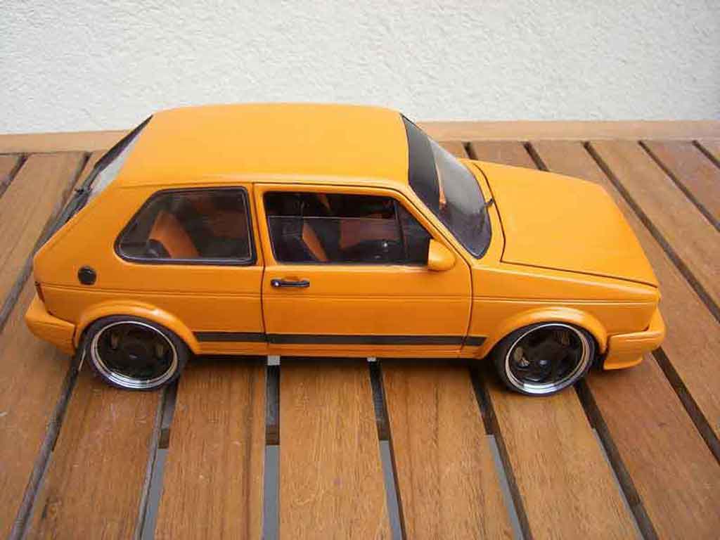 Volkswagen Golf GTI kit carrosserie rieger 1/18 Solido