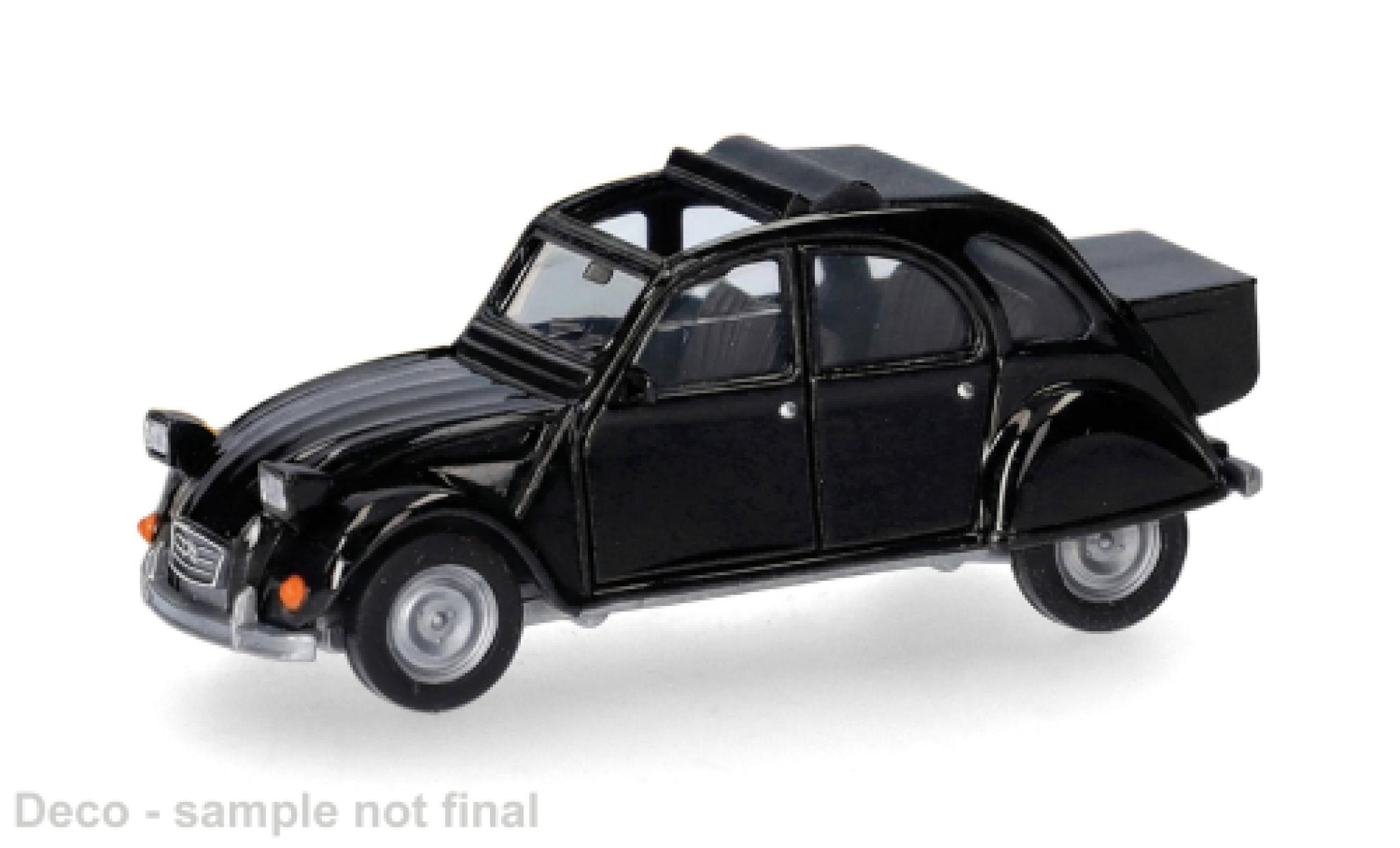 Citroen 2CV 1/87 Herpa 2 CV zwart 1:87 modelauto