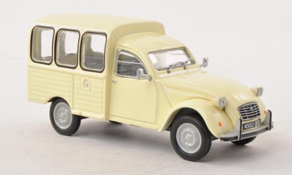 Citroen 2CV 1/43 Eligor AKS 400 beige modelauto