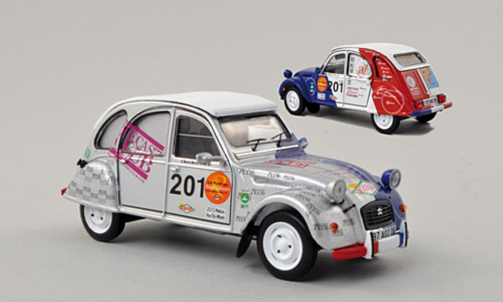 Citroen 2CV 1/43 IXO No.201 Rally Raid Beijing / Ho Chi Minh 2013 modelauto