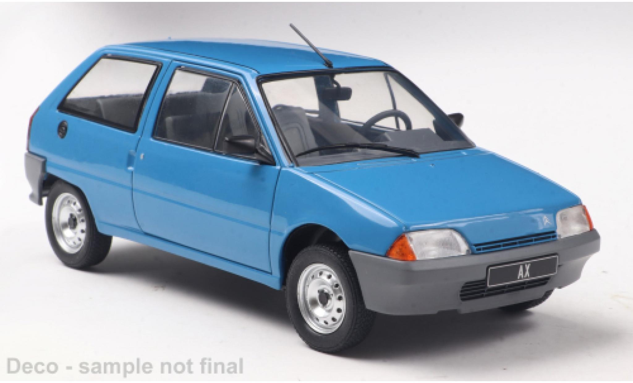 Citroen AX 1/24 WhiteBox blauw 1:24 modelauto