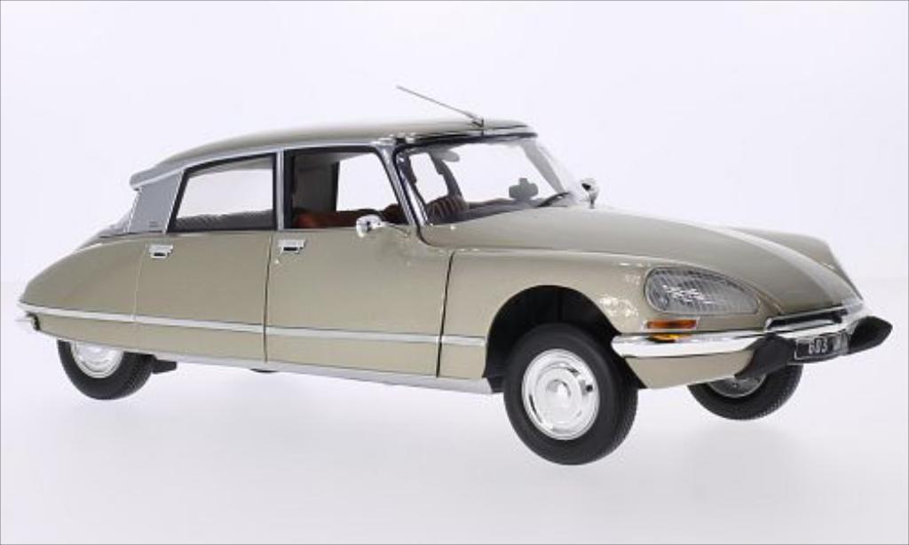 Citroen DS 23 1/18 Norev 23 Pallas metallic beige 1973 modelauto