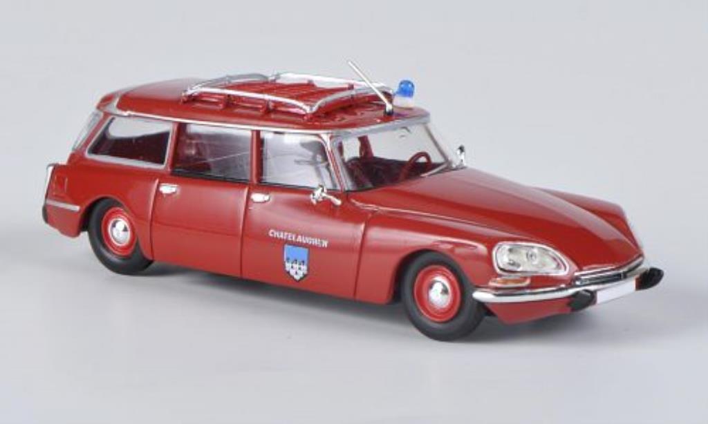 Citroen DS 1/87 Brekina Stationwagen Brandweer Chatelaudren (F) Brandweer modelauto