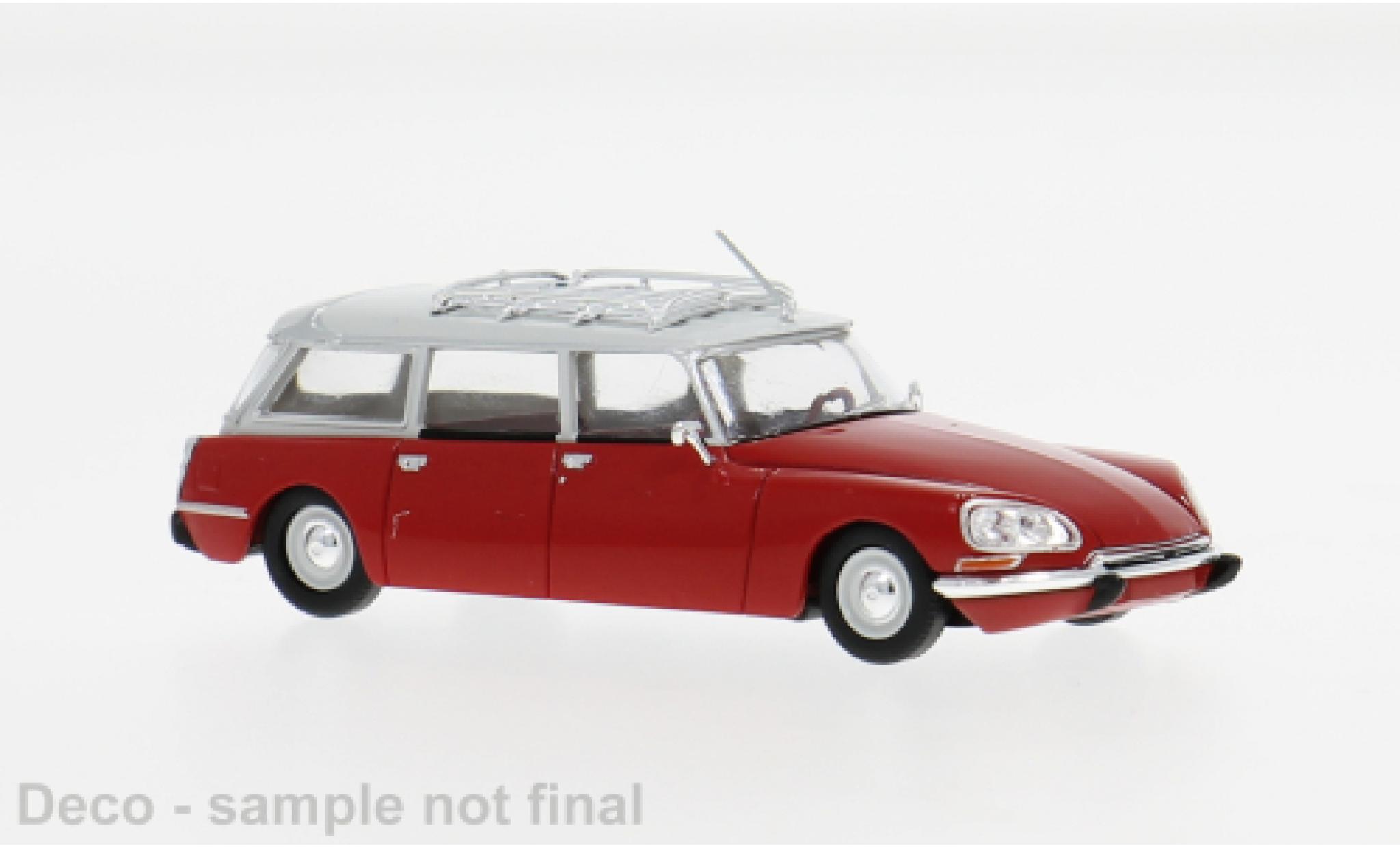 Citroen DS 1/87 Brekina Stationwagen rood 1967 1:87 modelauto