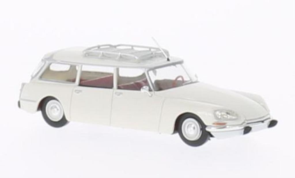 Citroen DS 1/87 Brekina Stationwagen wit modelauto