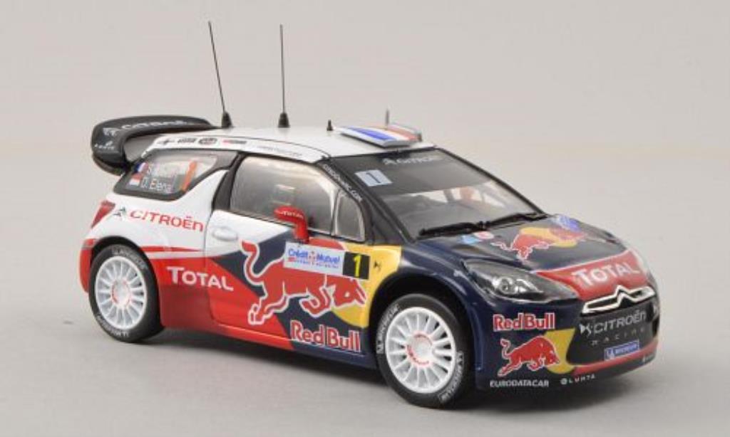 DS Automobiles DS3 1/43 Norev WRC No.1 Red Bull / Total Rally de France 2012 /D.Elena modelauto