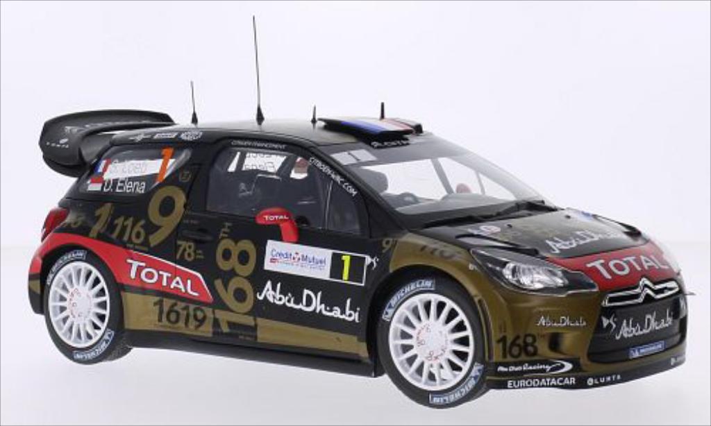 DS Automobiles DS3 1/18 Norev WRC No.1 Total WRC Rallye de France 2013 /D.Elena modelauto