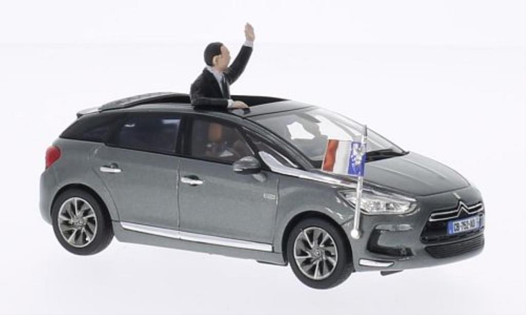 DS Automobiles DS5 1/43 Norev Prasidentenfahrzeug mit Figur 2012 modelauto