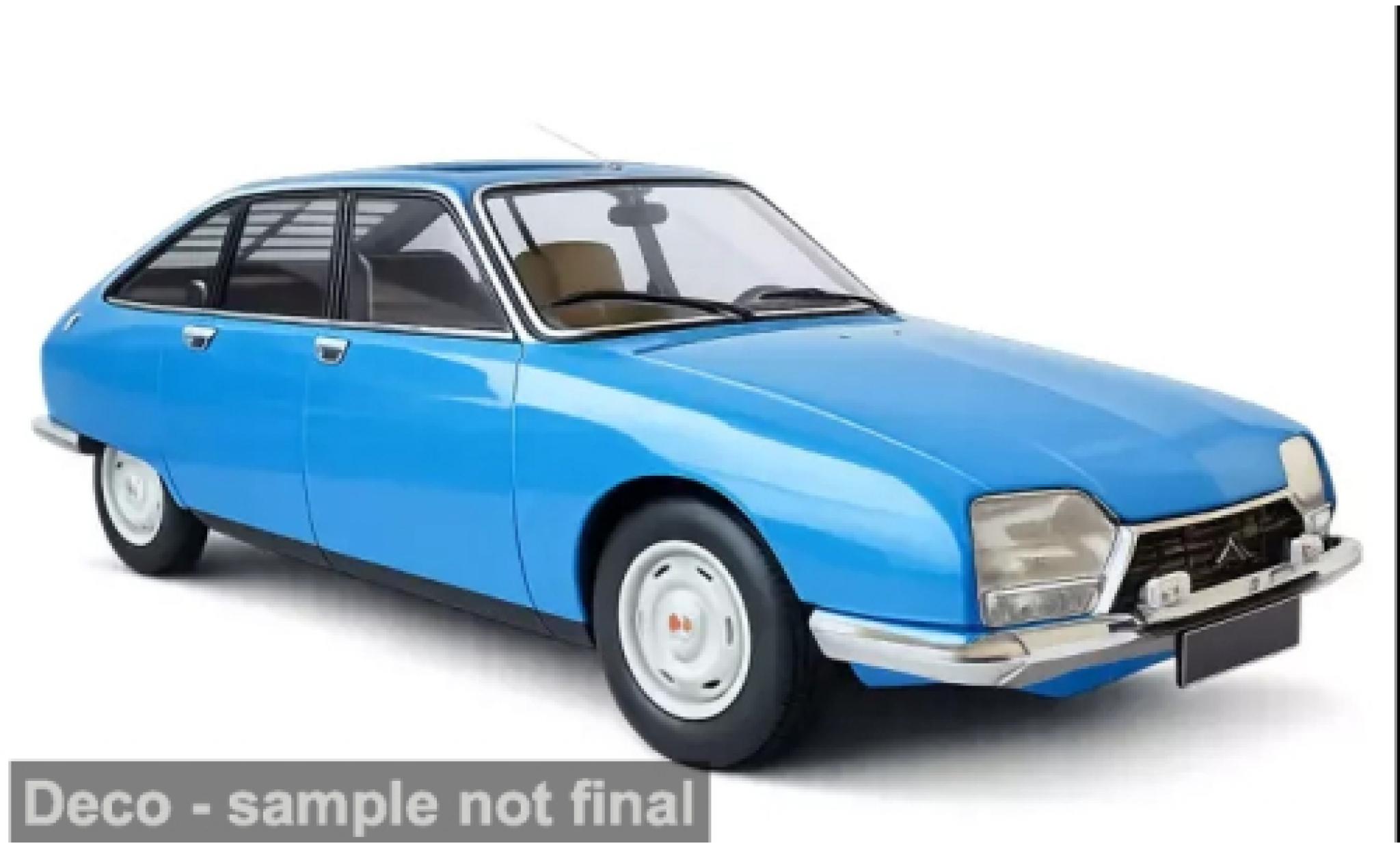 Citroen GS 1/18 Norev X2 blauw 1976 1:18 modelauto