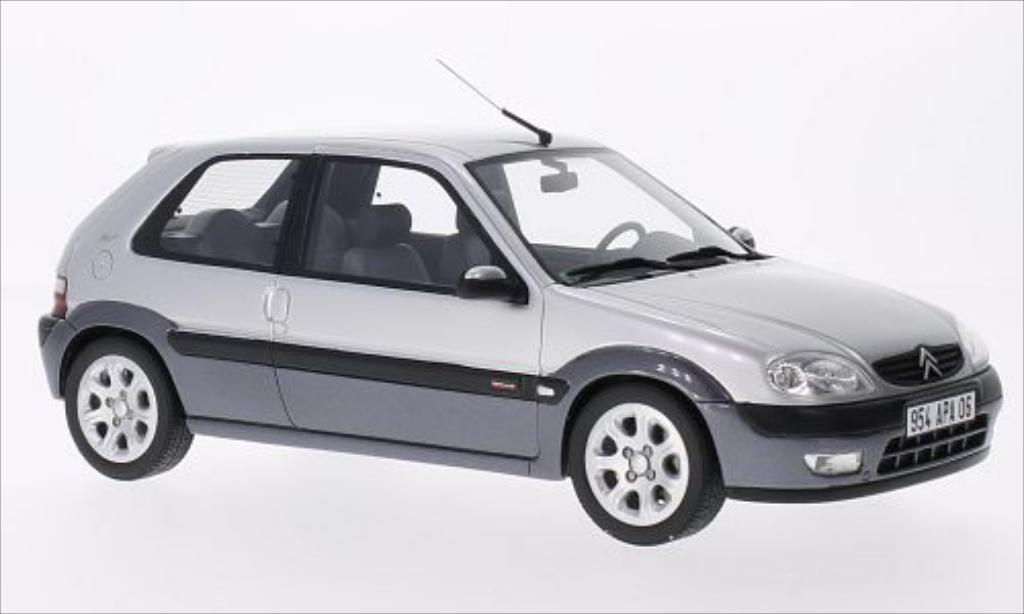 Citroen Saxo 1/18 Ottomobile New Morning grijs modelauto