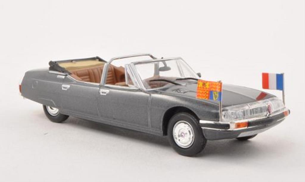 Citroen SM 1/43 Norev Chapron Decapotable Presidentielle grijs Georges Pompidou 1972 modelauto